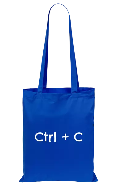 Látková taška Ctrl + C