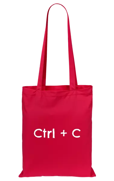 Látková taška Ctrl + C