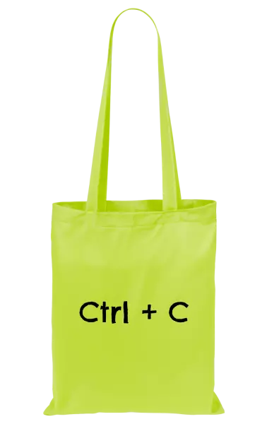 Látková taška Ctrl + C