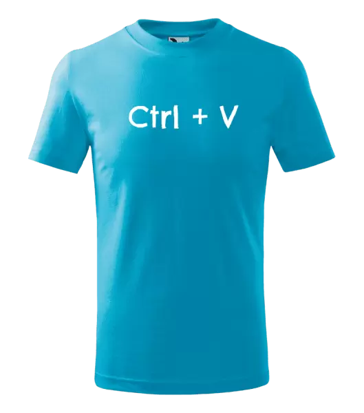 Dětské tričko Ctrl + V
