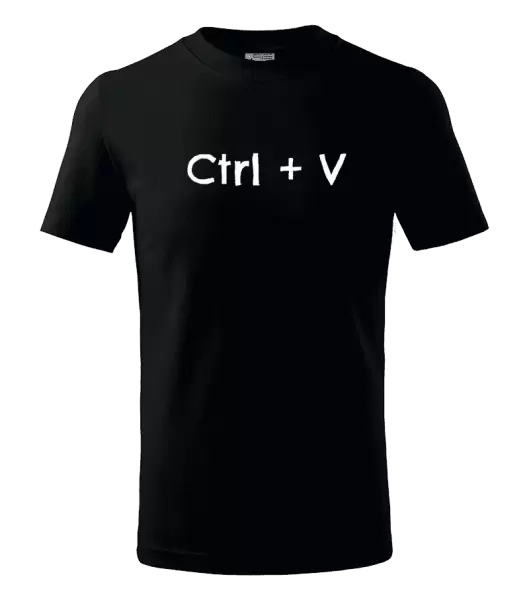 Dětské tričko Ctrl + V