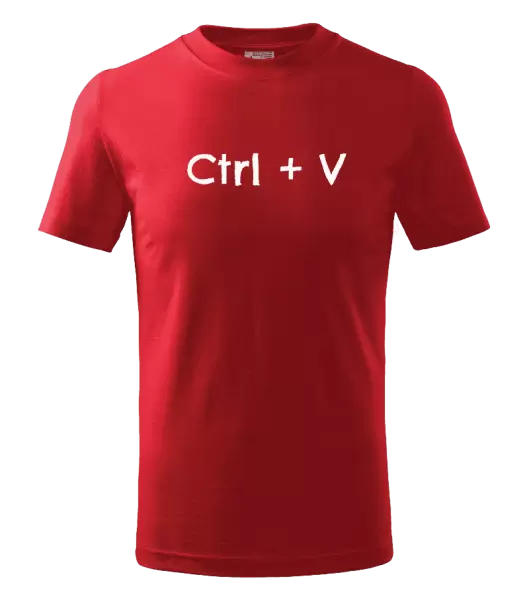 Dětské tričko Ctrl + V