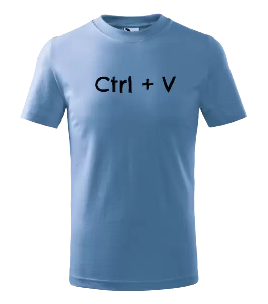Dětské tričko Ctrl + V
