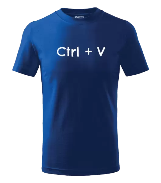 Dětské tričko Ctrl + V