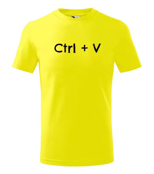 Dětské tričko Ctrl + V