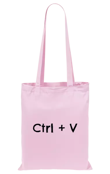 Látková taška Ctrl + V
