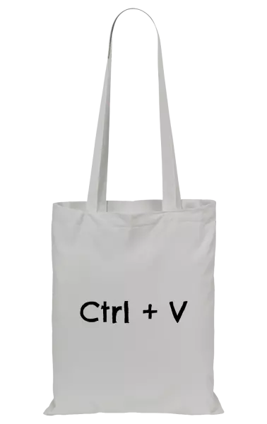 Látková taška Ctrl + V