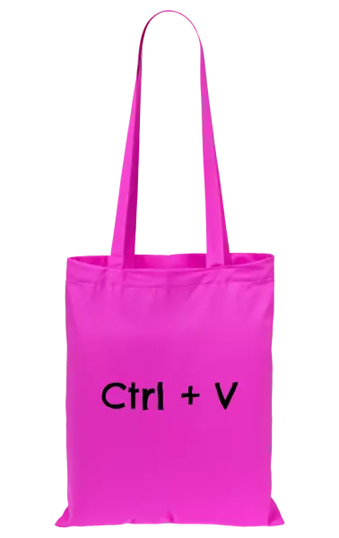 Látková taška Ctrl + V