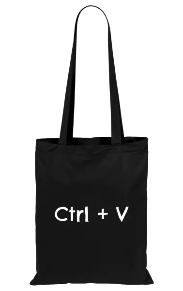 Látková taška Ctrl + V