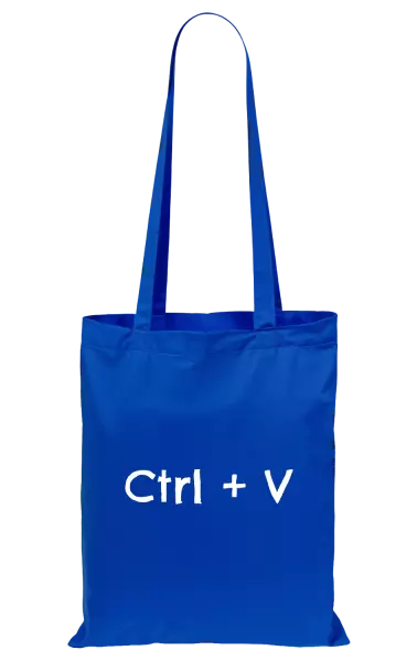 Látková taška Ctrl + V