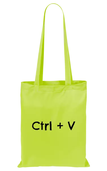 Látková taška Ctrl + V