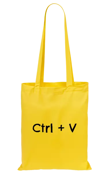 Látková taška Ctrl + V