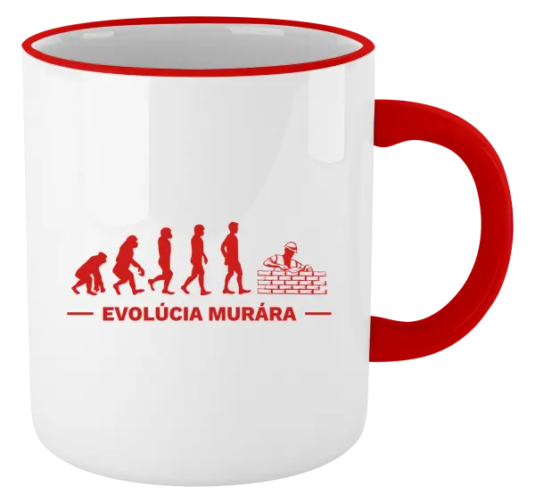 Hrnček Evolúcia - murára