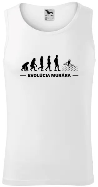 Pánske tielko Evolúcia - murára