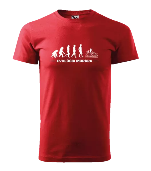 Pánske tričko Evolúcia - murára
