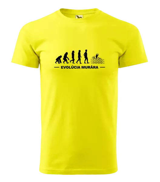 Pánske tričko Evolúcia - murára