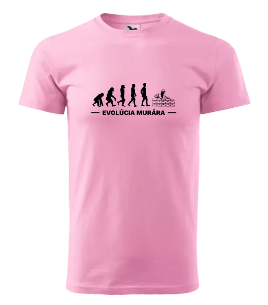 Pánske tričko Evolúcia - murára
