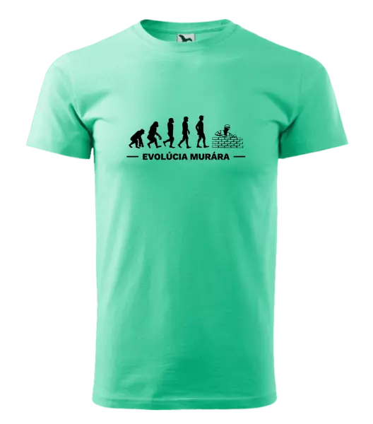 Pánske tričko Evolúcia - murára