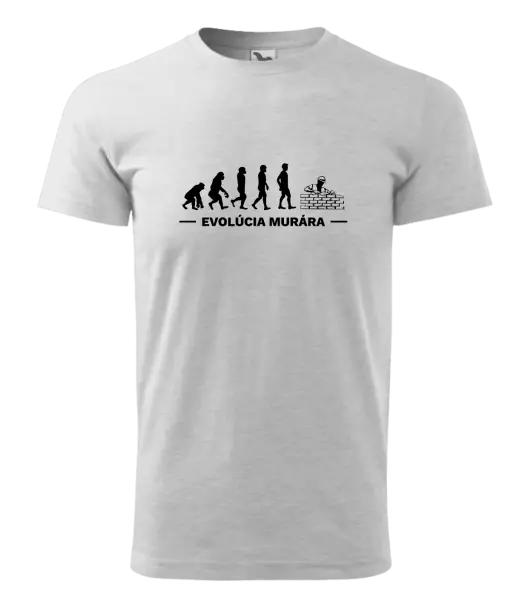 Pánske tričko Evolúcia - murára
