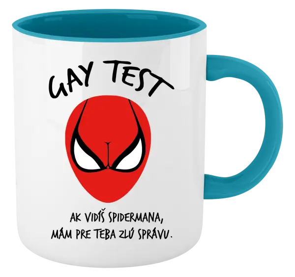 Hrnček  Gay test