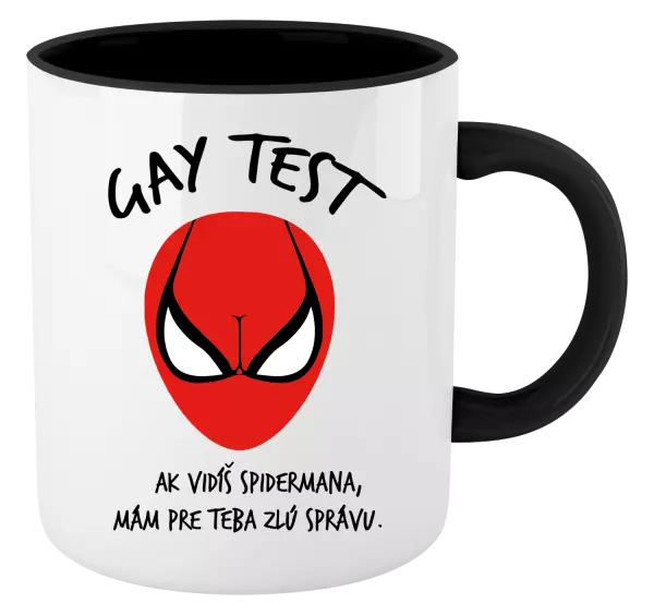 Hrnček  Gay test
