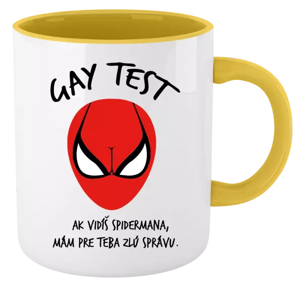 Hrnček  Gay test
