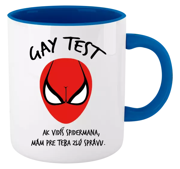 Hrnček  Gay test