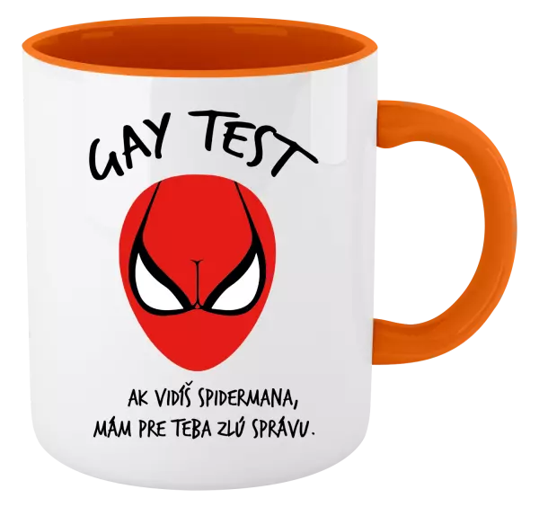 Hrnček  Gay test