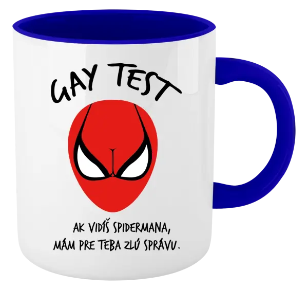 Hrnček  Gay test