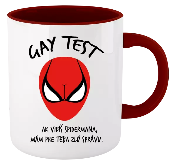 Hrnček  Gay test