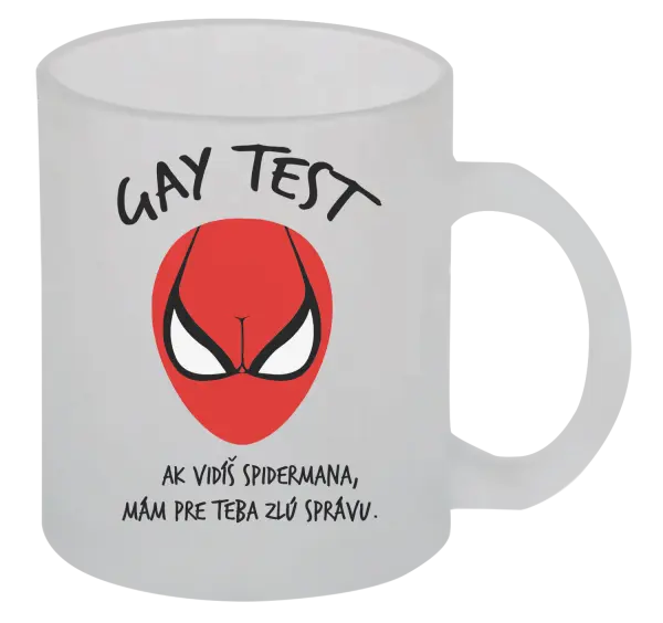 Hrnček Gay test