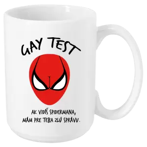 Hrnček Gay test