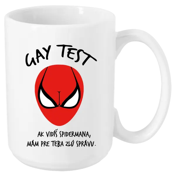 Hrnček Gay test