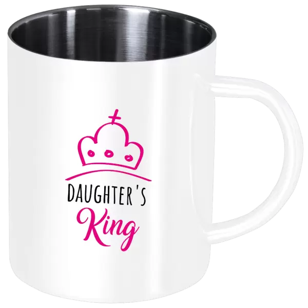 Nerezový hrnek Daughter's king