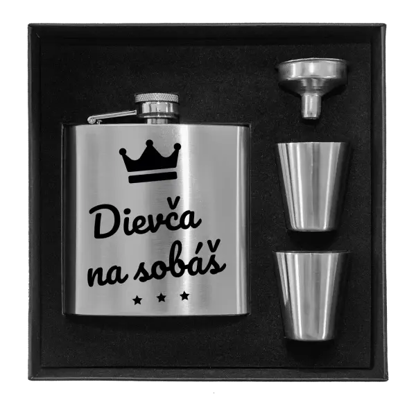 Ploskačka v krabičke Dievča na sobáš