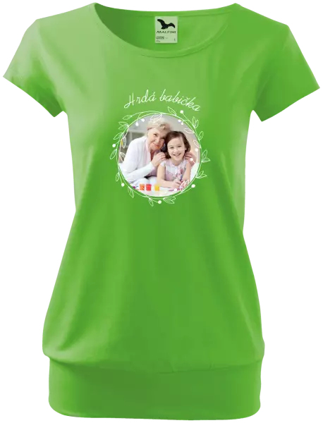 Dámske tričko Hrdá babička