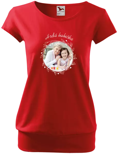 Dámske tričko Hrdá babička