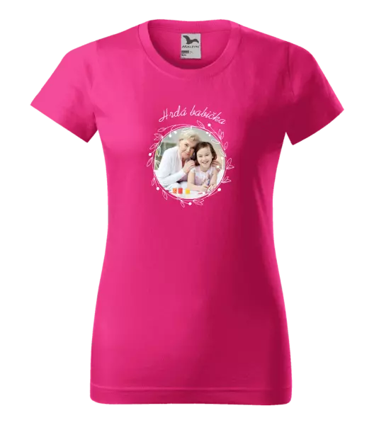 Dámske tričko Hrdá babička