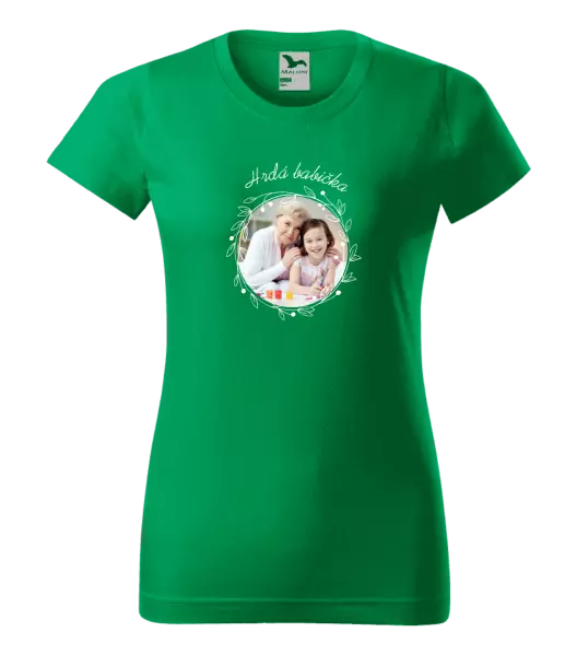 Dámske tričko Hrdá babička
