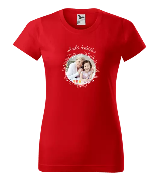 Dámske tričko Hrdá babička