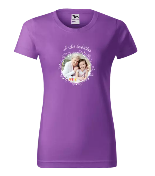 Dámske tričko Hrdá babička