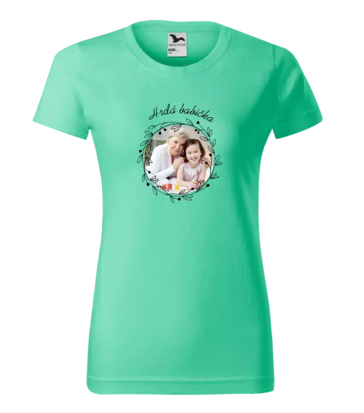 Dámske tričko Hrdá babička