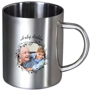 Nerezový hrnček Hrdý dedko