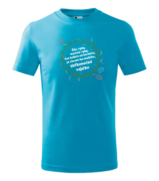 Detské veľkonočné tričko Šibi, ryby, mastné ryby