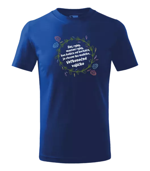 Detské veľkonočné tričko Šibi, ryby, mastné ryby