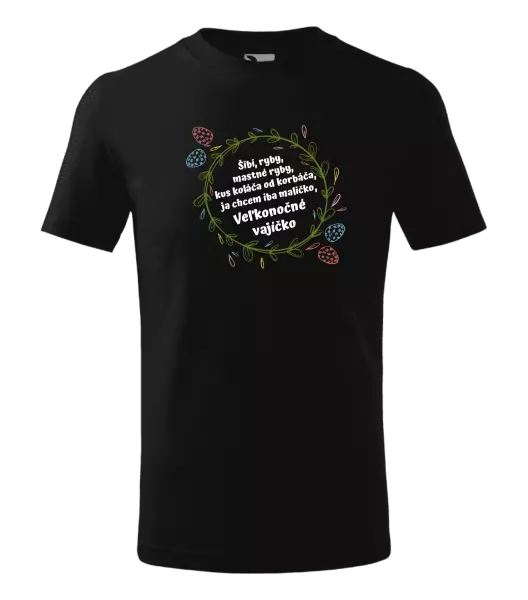 Detské veľkonočné tričko Šibi, ryby, mastné ryby