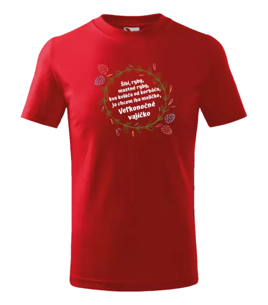 Detské veľkonočné tričko Šibi, ryby, mastné ryby