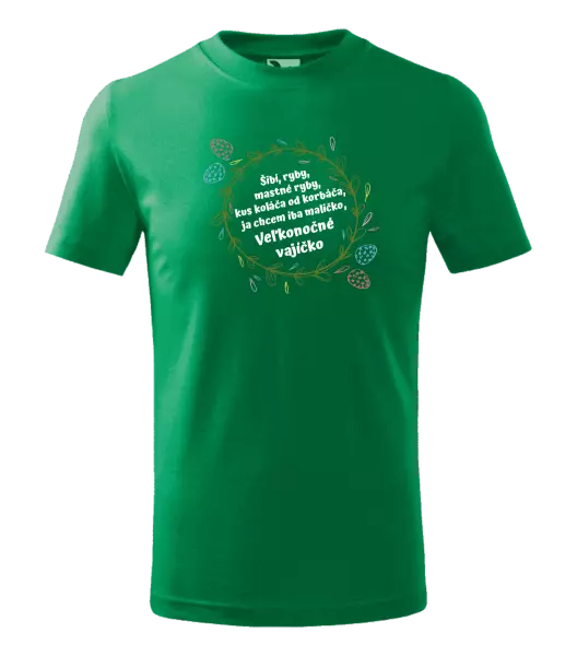 Detské veľkonočné tričko Šibi, ryby, mastné ryby