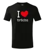 Detské tričko I love brácha