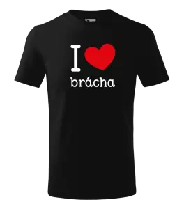 Detské tričko I love brácha